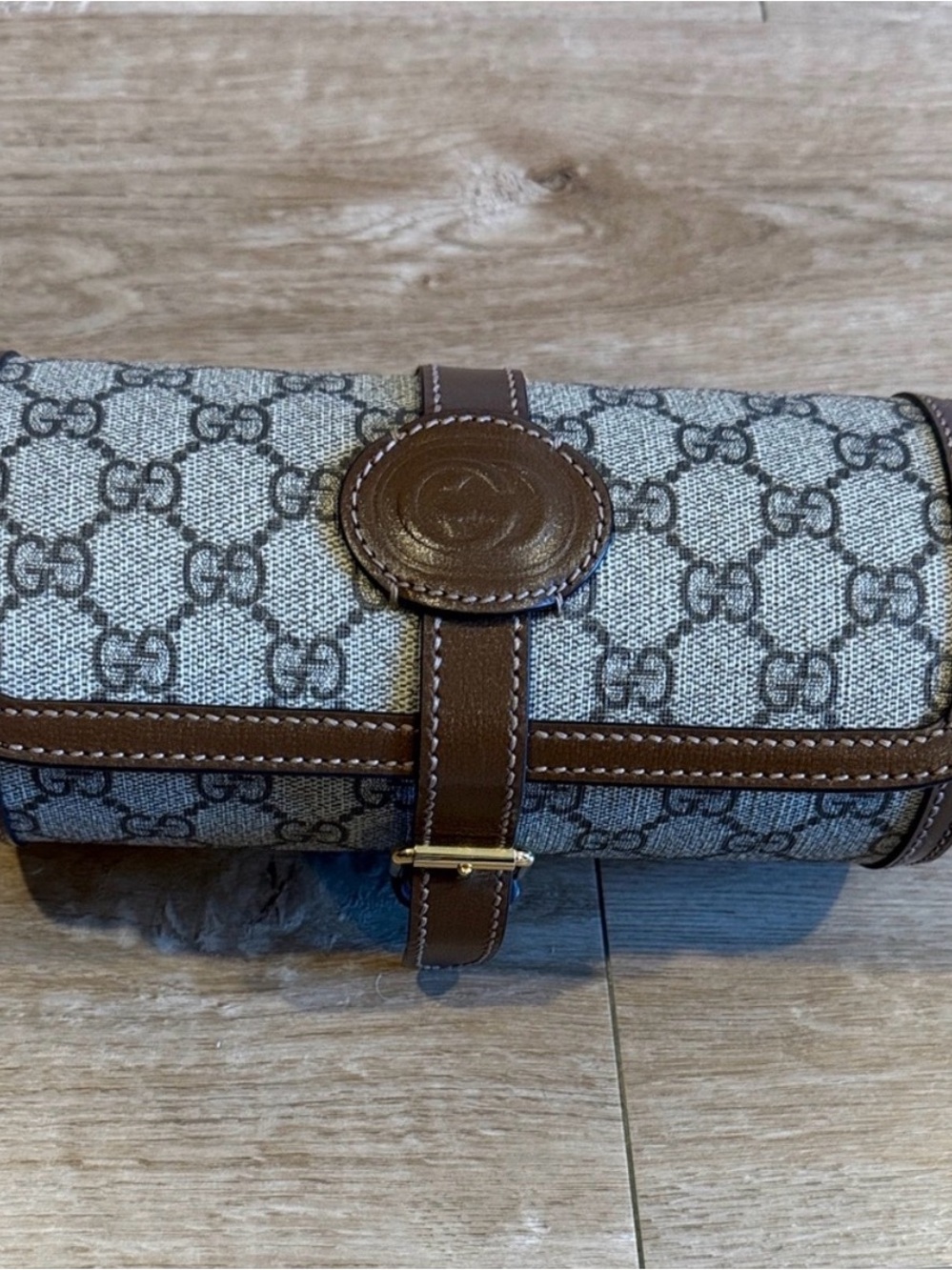 Gucci GG Supreme Monogram Watch Travel Case